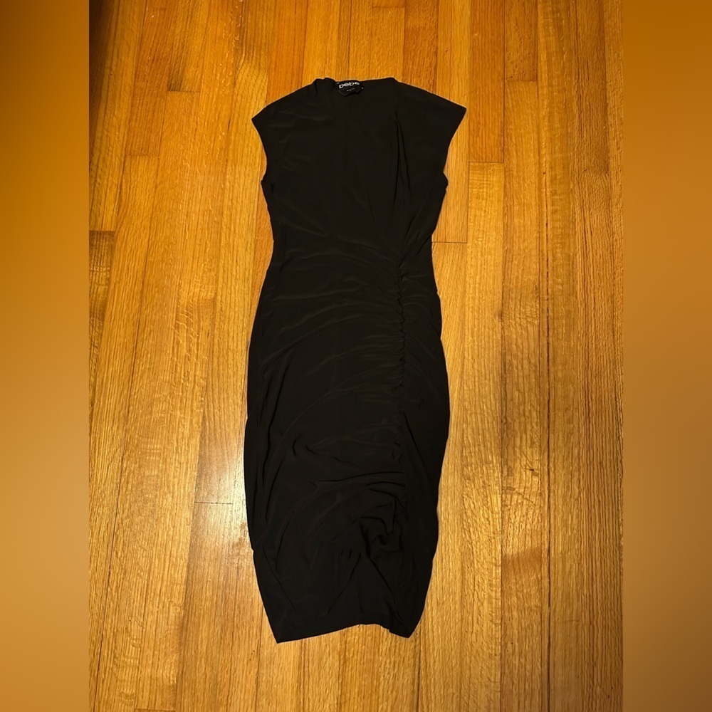 BEBE Womens Black Stretch Dress Size S (b3